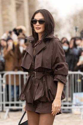 PFW Loewe Outside Arrivals NB Pia Wurtzbach arrived at the Loewe Womenswear Fall Winter 2026-2027 show as part of Paris Fashion Week on March 06, 2026 in Paris, France. Photo by Nasser Berzane ABACAPRESS.COM Paris France  Copyright: xBerzanexNasser ABACAx
