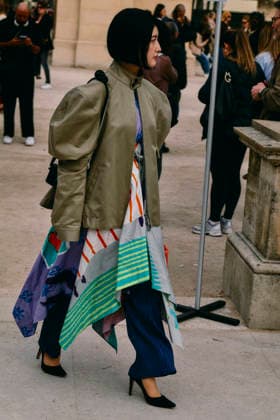 Paris Fashion Week - Women F W 26-27 Issey Miyake fashion show Street style Paris, France guest Paris Fashion Week - Women F W 26-27 Issey Miyake fashion show Street style Paris, France 6th March 2026 SGPItalia id 134576_006 * Not Exclusive  Copyright: xLorenzoxCremonax