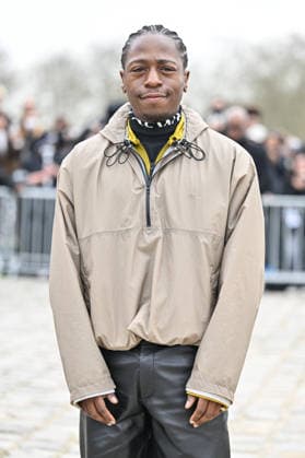 PFW Loewe Outside Arrivals David Jonsson arriving at the Loewe show during Fashion Week in Paris, France on March 6, 2026. Photo by Julien Reynaud APS-Medias ABACAPRESS.COM Paris France  Copyright: xReynaudxJulien APS-Medias ABACAx