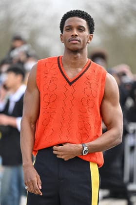 PFW Loewe Outside Arrivals Martin Bobb Semple arriving at the Loewe show during Fashion Week in Paris, France on March 6, 2026. Photo by Julien Reynaud APS-Medias ABACAPRESS.COM Paris France  Copyright: xReynaudxJulien APS-Medias ABACAx