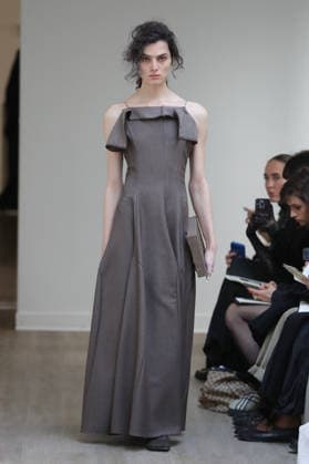 PFW - Ruohan Runway A model walks the runway during the Ruohan Womenswear Fall Winter 2026-2027 show as part of Paris Fashion Week on March 6, 2026 in Paris, France. Photo by Alain Gil Gonzalez ABACAPRESS.COM Paris France  Copyright: xGonzalezxAlain-Gil ABACAx
