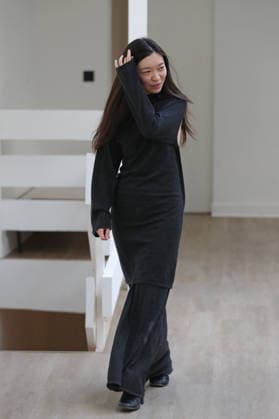 PFW - Ruohan Runway A model walks the runway during the Ruohan Womenswear Fall Winter 2026-2027 show as part of Paris Fashion Week on March 6, 2026 in Paris, France. Photo by Alain Gil Gonzalez ABACAPRESS.COM Paris France  Copyright: xGonzalezxAlain-Gil ABACAx