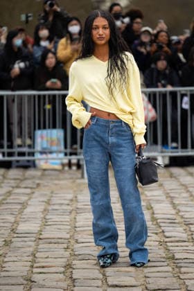 Laïka Blanc Francard at the arrivals at the Loewe Womenswear Collection Prêt à Porter Automne Hiver 2026 2027 show as part of Paris Fashion Week PFW on the esplanade du Château de Vincennes, Paris, France, March 06, 2026 Thibault Duboucher Bestimage Arrivals at the Loewe Womenswear Fall Winter 2026 2027 show as part of Paris Fashion Week on March 06, 2026 in Paris, France Paris France  Copyright: xThibaultxDuboucherx xBestimagexThibaultxDuboucherx xBestimagex