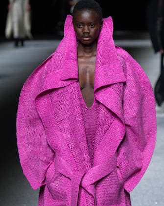 Paris fashion week Womenwear FALL WINTER 2026 2027 ISSEY MIYAKE 6th March 2026 sylvie lefort photography MAXPPP 06 03 2026 @sylvie Lefort Photography MAXPPP 06 03 26 Models present creations from the Womenswear FALL WINTER 2026 2027collection by ISSEY MIYAKE during the Paris Fashion Week, in Paris, France 6th March 2026 The presentation of the Womens collections from March 2nd to March 10th 26  Copyright: xMAXPPPxsylviexlefortxphotographyx LFR202603067114 LFR202603067114