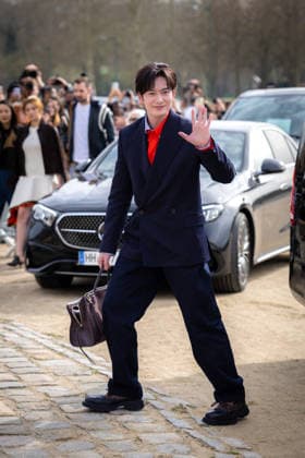 Masaki Okada Celebrities at Loewe Collection Femme Prêt à Porter Automne Hiver 2026 2027 fashion show during Paris Fashion Week, on March 6th, 2026 Florian Lavielle Bestimage Celebrities at Loewe Ready to Wear Fall Winter 2026 2027 Women Collection fashion show, during Paris Fashion Week, on March 6th, 2026 Paris France  Copyright: xFlorianxLaviellex xBestimagexFlorianxLaviellex xBestimagex