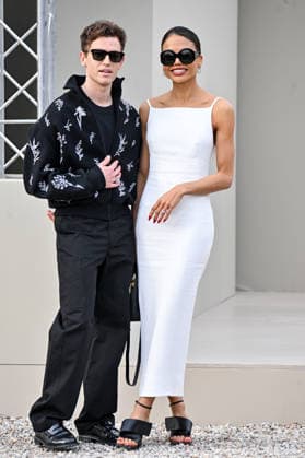 PFW Givenchy Outside Arrivals George Tabor King, Emma Thynn arriving at the Givenchy show during Fashion Week in Paris, France on March 6, 2026. Photo by Julien Reynaud APS-Medias ABACAPRESS.COM Paris France  Copyright: xReynaudxJulien APS-Medias ABACAx