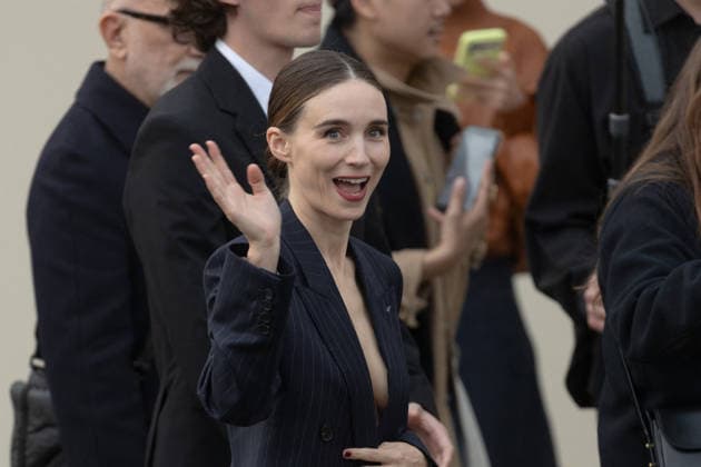 PFW Givenchy Outside Arrivals NB Rooney Mara arrived at the Givenchy Womenswear Fall Winter 2026-2027 show as part of Paris Fashion Week on March 06, 2026 in Paris, France. Photo by Nasser Berzane ABACAPRESS.COM Paris France  Copyright: xBerzanexNasser ABACAx