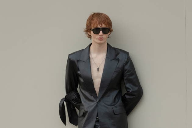 PFW Givenchy Outside Arrivals NB Calum Harper arrived at the Givenchy Womenswear Fall Winter 2026-2027 show as part of Paris Fashion Week on March 06, 2026 in Paris, France. Photo by Nasser Berzane ABACAPRESS.COM Paris France  Copyright: xBerzanexNasser ABACAx