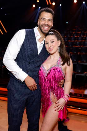 Influencer Bianca Heinicke and her boyfriend life coach Timothy Hill at the first dance show of the 19th season of the RTL dance show Lets Dance at the Coloneum Cologne, 06 03 2026 NRW Germany Copyright: xChristophxHardtx