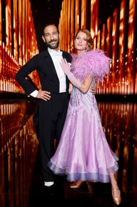 Dancer Massimo Sinato and actress Esther Schweins at the first dance show of the 19th season of the RTL dance show Lets Dance at the Coloneum Cologne, 06 03 2026 NRW Germany Copyright: xChristophxHardtx
