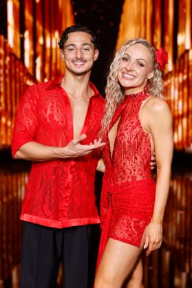 Singer Milano Milane Baybah and professional dancer Marta Arndt at the first dance show of the 19th season of the RTL dance show Lets Dance at the Coloneum Cologne, 06 03 2026 NRW Germany Copyright: xChristophxHardtx