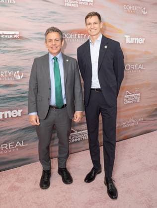 March 6, 2026, Bronx, New York, USA: Tony Simone and Erik Bottcher attend the 10th Annual Hudson River Park Friends Playground Committee Luncheon at Tribeca Rooftop in New York, NY on March 6, 2026. Bronx USA - ZUMAr339 20260306_znp_r339_029 Copyright: xLevxRadinx