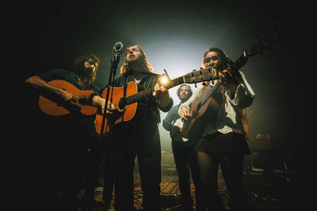 The Paper Kites live in Copenhagen, Denmark Copenhagen, Denmark. 06th, March 2026. The Australian indie rock band The Paper Kites performs a live concert at VEGA in Copenhagen. Here the band members unite around singer and songwriter Sam Bentley live on stage. Denmark, Copenhagen  Copyright: xGonzalesxPhoto ChristianxHjorthx