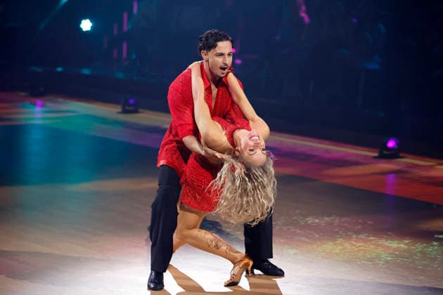 Singer Milano Milane Baybah and professional dancer Marta Arndt at the first dance show of the 19th season of the RTL dance show Lets Dance at the Coloneum Cologne, 06 03 2026 NRW Germany Copyright: xChristophxHardtx