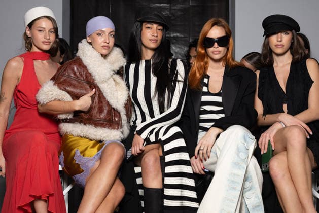 Lou ann Poy, Carla Ginola, Emna Sellimi, Charlotte Lauxerrois and Ginevra Mavilla at the Front Row at the Vaillant Womenswear Collection Fall Winter 2026 2027 presentation as part of Paris Fashion Week PFW at the Palais de Tokyo in Paris, France on March 06, 2026 Julien Sarkissian Bestimage Front Row at the Vaillant Womenswear Fall Winter 2026 2027 presentation as part of Paris Fashion Week on March 06, 2026 in Paris, France Paris France  Copyright: xJulienxSarkissianx xBestimagexJulienxSarkissianx xBestimagex