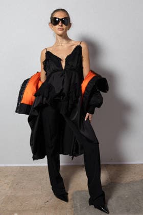 Regina Anikiy at the photocall at the Vaillant Womenswear Collection Prêt à Porter Automne Hiver 2026 2027 show as part of Paris Fashion Week PFW at Palais de Tokyo, Paris, France, March 06, 2026 Julien Sarkissian Bestimage Photocall at the Vaillant Womenswear Fall Winter 2026 2027 show as part of Paris Fashion Week on March 06, 2026 in Paris, France Paris France  Copyright: xJulienxSarkissianx xBestimagexJulienxSarkissianx xBestimagex