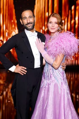 Professional dancer Massimo Sinato and actress Esther Schweins at the first dance show of the 19th season of the RTL dance show Lets Dance at the Coloneum Cologne, 06 03 2026 NRW Germany Copyright: xChristophxHardtx