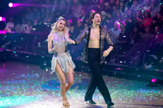 Singer Anna Carina Woitschack and dancer Evgeny Vinokurov at the first dance show of the 19th season of the RTL dance show Lets Dance at the Coloneum Cologne, 06 03 2026 NRW Germany Copyright: xChristophxHardtx