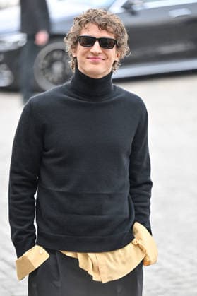 PFW Celine Outside Arrivals Aliocha Schneider arriving at the Celine show during Fashion Week in Paris, France on March 7, 2026. Photo by Julien Reynaud APS-Medias ABACAPRESS.COM Paris France  Copyright: xReynaudxJulien APS-Medias ABACAx