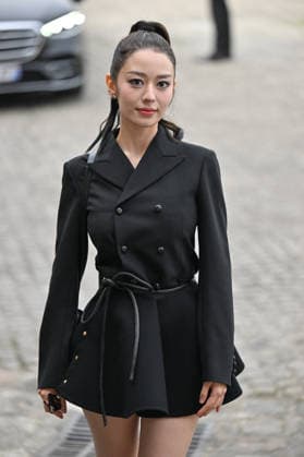 PFW Celine Outside Arrivals Gina Alice Redlinger arriving at the Celine show during Fashion Week in Paris, France on March 7, 2026. Photo by Julien Reynaud APS-Medias ABACAPRESS.COM Paris France  Copyright: xReynaudxJulien APS-Medias ABACAx