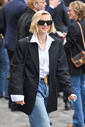 PFW Celine Outside Arrivals Naomi Watts arriving at the Celine show during Fashion Week in Paris, France on March 7, 2026. Photo by Julien Reynaud APS-Medias ABACAPRESS.COM Paris France  Copyright: xReynaudxJulien APS-Medias ABACAx
