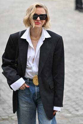 PFW Celine Outside Arrivals Naomi Watts arriving at the Celine show during Fashion Week in Paris, France on March 7, 2026. Photo by Julien Reynaud APS-Medias ABACAPRESS.COM Paris France  Copyright: xReynaudxJulien APS-Medias ABACAx