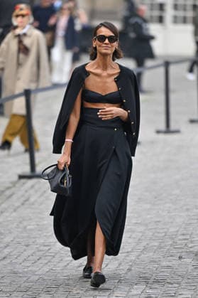 PFW Celine Outside Arrivals Liya Kebede arriving at the Celine show during Fashion Week in Paris, France on March 7, 2026. Photo by Julien Reynaud APS-Medias ABACAPRESS.COM Paris France  Copyright: xReynaudxJulien APS-Medias ABACAx