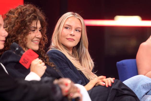 Miss Germany election final 2026 in Munich Munich, 07 03 2026 Dagi Bee during a talk round at the Miss Germany 2026 election in Munich Bavaria Germany Copyright: xMatthiasxGränzdörferx
