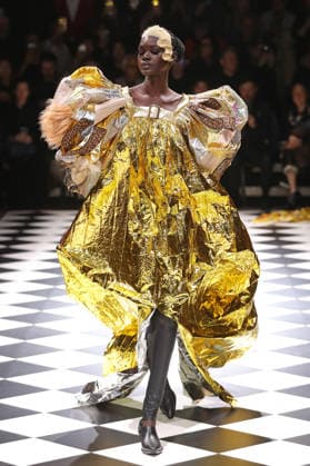 PFW - Junya Watanabe Runway Models Walk Runway for the Junya Watanabe Fall 2026 Ready-to-Wear fashion show during Paris Fashion Week on March 7, 2026 in Paris, France. Photo by Alain-Gil Gonzalez ABACAPRESS.COM Paris France  Copyright: xGonzalezxAlain-Gil ABACAx