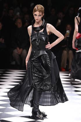 PFW - Junya Watanabe Runway Models Walk Runway for the Junya Watanabe Fall 2026 Ready-to-Wear fashion show during Paris Fashion Week on March 7, 2026 in Paris, France. Photo by Alain-Gil Gonzalez ABACAPRESS.COM Paris France  Copyright: xGonzalezxAlain-Gil ABACAx
