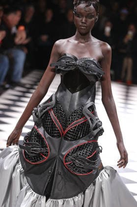 PFW - Junya Watanabe Runway Models Walk Runway for the Junya Watanabe Fall 2026 Ready-to-Wear fashion show during Paris Fashion Week on March 7, 2026 in Paris, France. Photo by Alain-Gil Gonzalez ABACAPRESS.COM Paris France  Copyright: xGonzalezxAlain-Gil ABACAx
