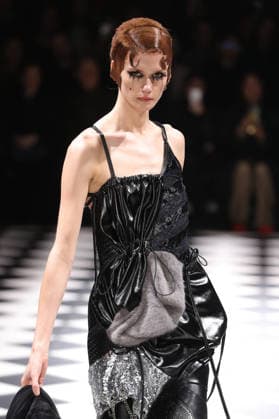 PFW - Junya Watanabe Runway Models Walk Runway for the Junya Watanabe Fall 2026 Ready-to-Wear fashion show during Paris Fashion Week on March 7, 2026 in Paris, France. Photo by Alain-Gil Gonzalez ABACAPRESS.COM Paris France  Copyright: xGonzalezxAlain-Gil ABACAx