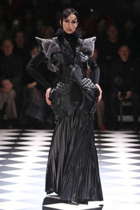 PFW - Junya Watanabe Runway Models Walk Runway for the Junya Watanabe Fall 2026 Ready-to-Wear fashion show during Paris Fashion Week on March 7, 2026 in Paris, France. Photo by Alain-Gil Gonzalez ABACAPRESS.COM Paris France  Copyright: xGonzalezxAlain-Gil ABACAx