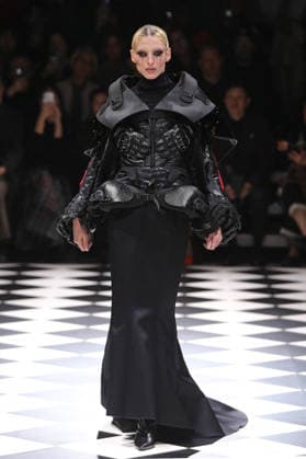 PFW - Junya Watanabe Runway Models Walk Runway for the Junya Watanabe Fall 2026 Ready-to-Wear fashion show during Paris Fashion Week on March 7, 2026 in Paris, France. Photo by Alain-Gil Gonzalez ABACAPRESS.COM Paris France  Copyright: xGonzalezxAlain-Gil ABACAx