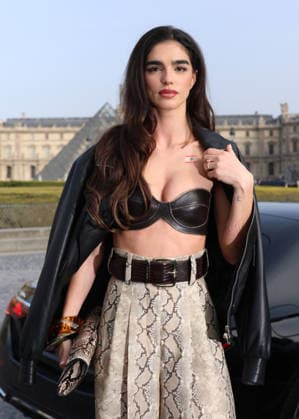 Yousra Mohsen at the Arrivals at the Elie Saab Womenswear Collection Prêt à Porter Fall Winter 2026 2027 show as part of Paris Fashion Week PFW at the Carrousel du Louvre, Paris, France, March 07, 2026 Denis Guignebourg Bestimage Arrivals at the Elie Saab Womenswear Fall Winter 2026 2027 show as part of Paris Fashion Week on March 07, 2026 in Paris, France Paris France  Copyright: xDenisxGuignebourgx xBestimagexDenisxGuignebourgx xBestimagex