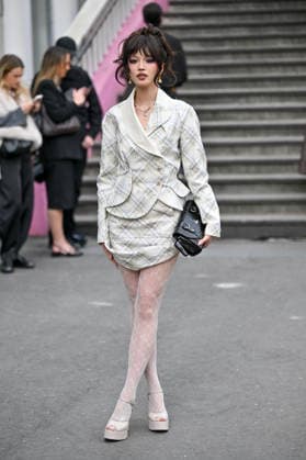 PFW Vivienne Westwood Outside Arrivals Seira arriving at the Vivienne Westwood show during Fashion Week in Paris, France on March 7, 2026. Photo by Julien Reynaud APS-Medias ABACAPRESS.COM Paris France  Copyright: xReynaudxJulien APS-Medias ABACAx