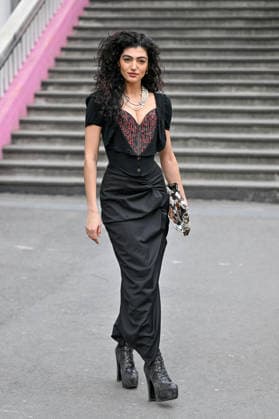 PFW Vivienne Westwood Outside Arrivals Soulin Omar arriving at the Vivienne Westwood show during Fashion Week in Paris, France on March 7, 2026. Photo by Julien Reynaud APS-Medias ABACAPRESS.COM Paris France  Copyright: xReynaudxJulien APS-Medias ABACAx