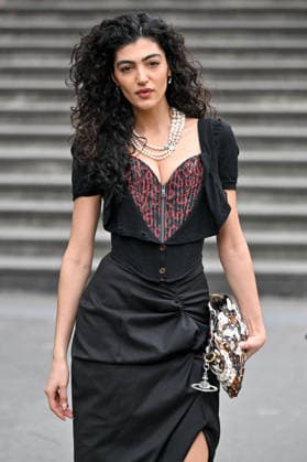PFW Vivienne Westwood Outside Arrivals Soulin Omar arriving at the Vivienne Westwood show during Fashion Week in Paris, France on March 7, 2026. Photo by Julien Reynaud APS-Medias ABACAPRESS.COM Paris France  Copyright: xReynaudxJulien APS-Medias ABACAx
