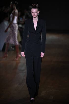 PFW Georges Hobeika Runway A model walks the runway at the Georges Hobeika show during Fashion Week in Paris, France on March 7, 2026. Photo by Julien Reynaud APS-Medias ABACAPRESS.COM Paris France  Copyright: xReynaudxJulien APS-Medias ABACAx