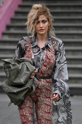 PFW Vivienne Westwood Outside Arrivals Paris Jackson arriving at the Vivienne Westwood show during Fashion Week in Paris, France on March 7, 2026. Photo by Julien Reynaud APS-Medias ABACAPRESS.COM Paris France  Copyright: xReynaudxJulien APS-Medias ABACAx