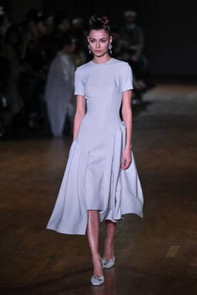 PFW Georges Hobeika Runway A model walks the runway at the Georges Hobeika show during Fashion Week in Paris, France on March 7, 2026. Photo by Julien Reynaud APS-Medias ABACAPRESS.COM Paris France  Copyright: xReynaudxJulien APS-Medias ABACAx