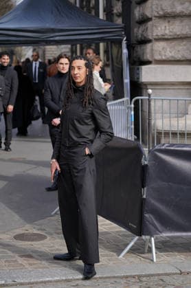 Ghali at the Arrivals at the Hermès Collection Femme Prêt à Porter Automne Hiver 2026 2027 fashion show as part of Paris Fashion Week PFW at the Caserne des Célestins Garde Républicaine, in Paris, FRance, on March 07, 2026 Anne Sophie Guebey Bestimage Arrivals at the Hermès Ready to Wear Fall Winter 2026 2027 fashion show as part of Paris Fashion Week on March 07, 2026 in Paris, France Paris France  Copyright: xAnne-SophiexGuebeyx xBestimagexAnne-SophiexGuebeyx xBestimagex