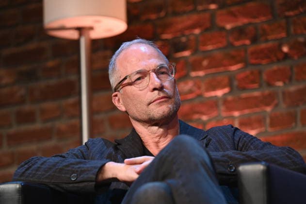 Author Maxim Leo reads and speaks at Lit Cologne, the international literature festival