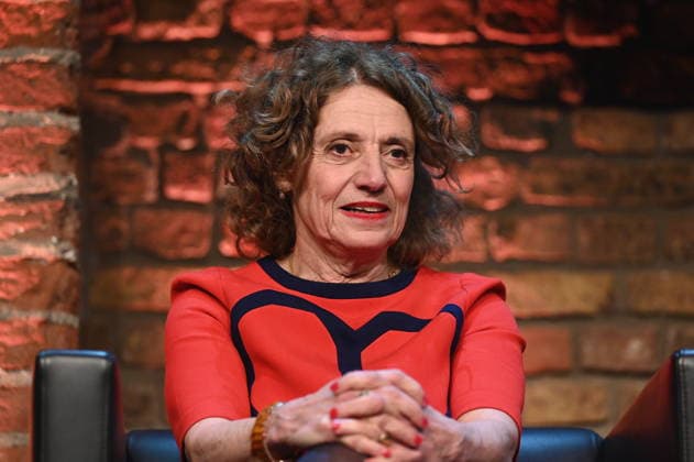 Author Adriana Altaras reads and speaks at Lit Cologne, the international literature festival