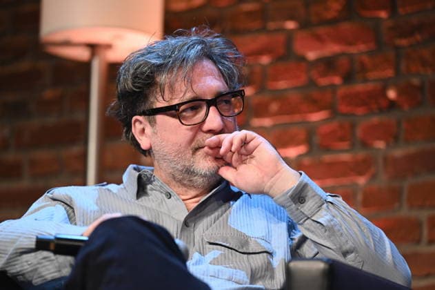 Author and director David Schalko reads and speaks at Lit Cologne, the international literature festival