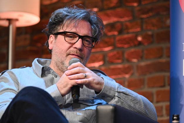 Author and director David Schalko reads and speaks at Lit Cologne, the international literature festival