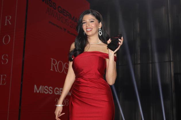 Rose Mondy, the new Miss Germany 2026, takes to the stage at the Bavaria Film Complex in Munich and is crowned at the finale of the Miss Germany Awards during the Empowering Festival Munich, 07 03 2026 Copyright: xMatthiasxGränzdörferx