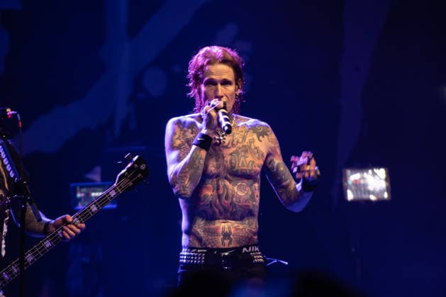 London, Buckcherry concert at the O2 Kentish Town Forum. Pictured: Josh Todd  Copyright: xcristinaxmasseix xipa-agency.netx xx IPA_Agency_IPA72547829