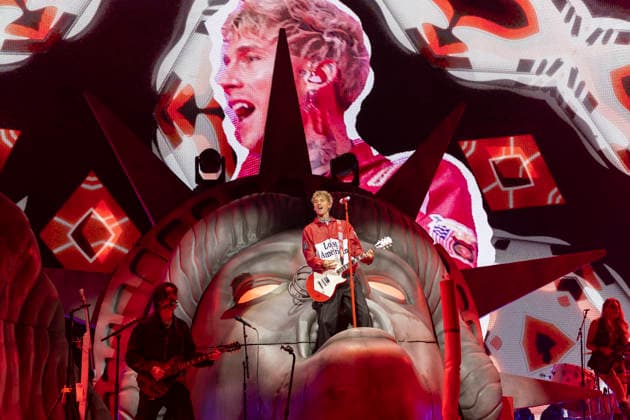 Machine Gun Kelly performs at Co-Op Live Machine Gun Kelly performs at Co-Op Live, Manchester, England, 7th March 2026, Credit:Mike Gray Avalon  Copyright: xMikexGrayx xAvalonx 1080959608