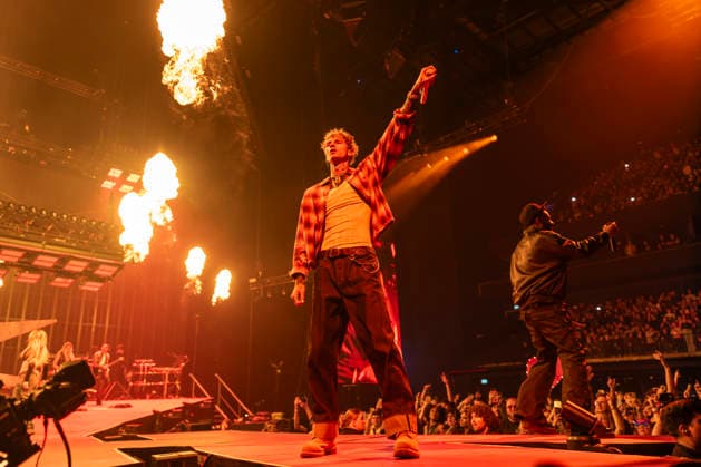 Machine Gun Kelly performs at Co-Op Live Machine Gun Kelly performs at Co-Op Live, Manchester, England, 7th March 2026, Credit:Mike Gray Avalon  Copyright: xMikexGrayx xAvalonx 1080959661